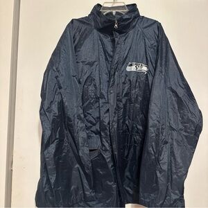 Men's Navy Windbreaker Jacket
